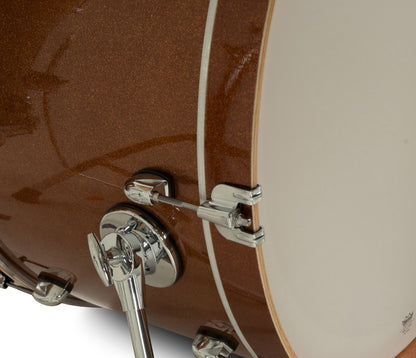 Gretsch Catalina Club 24" 4-Piece Shell Pack in Bronze Sparkle + Snare Drum