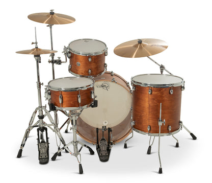 Gretsch Catalina Club 24" 4-Piece Shell Pack in Satin Walnut Glaze + Snare Drum