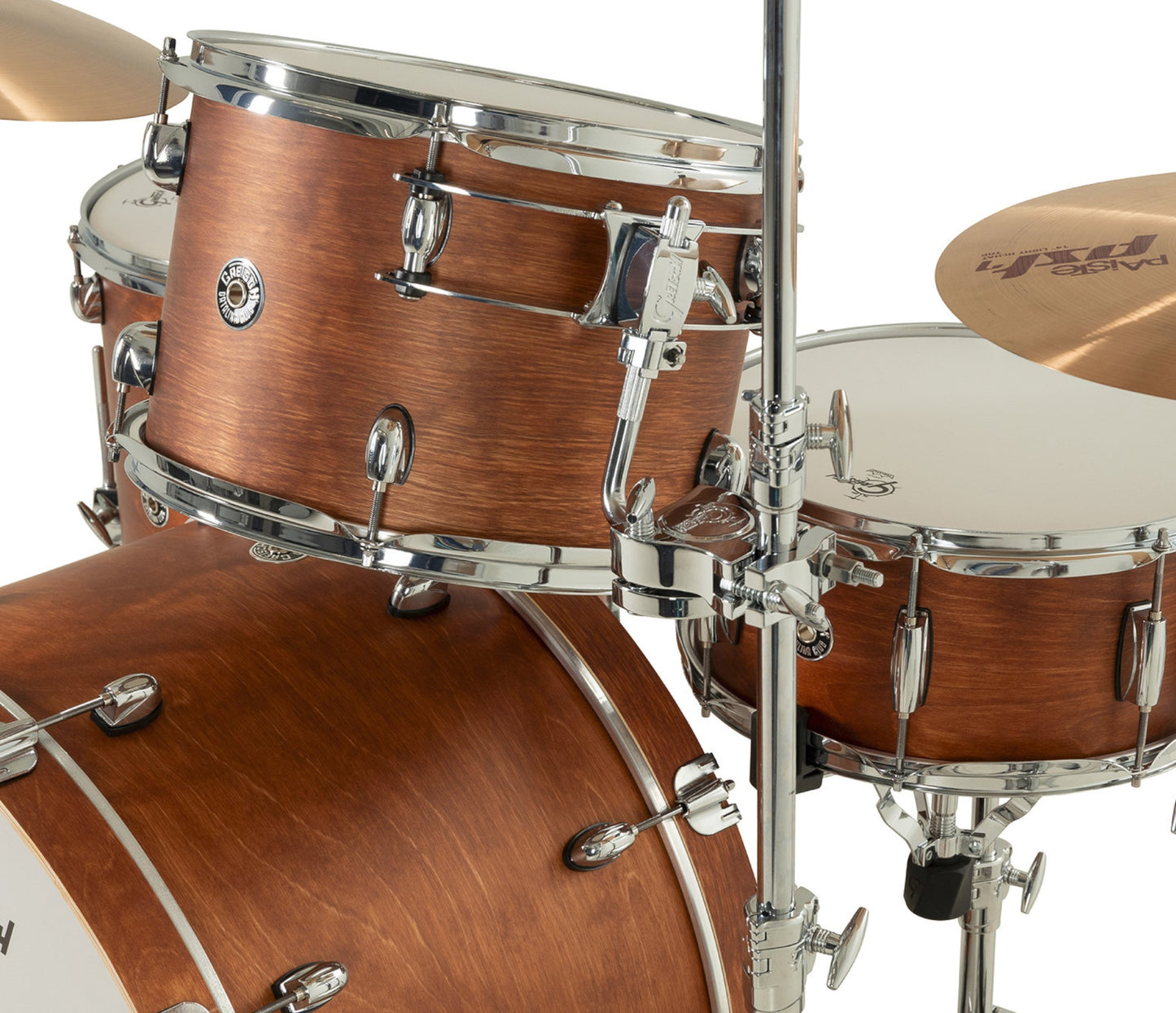 Gretsch Catalina Club 24" 4-Piece Shell Pack in Satin Walnut Glaze + Snare Drum