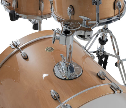 Gretsch Catalina Maple 22" 4-piece drum kit in Antique Maple – bass drum-mounted single tom holder