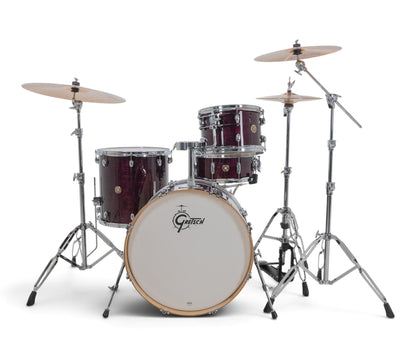 Gretsch Catalina Maple 22" 4-piece drum kit in Purple Gloss – bass drum-mounted single tom holder