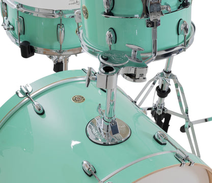 Gretsch Catalina Maple 22" 4-piece drum kit in Seafoam Green – straight-on front view