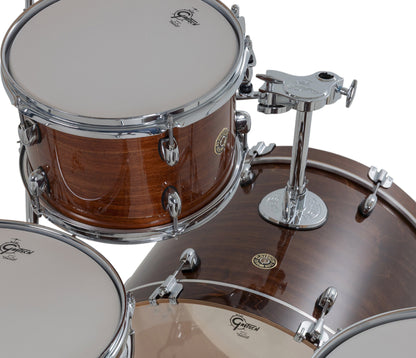 Gretsch Catalina Maple 22" 4-piece drum kit in Walnut Glaze – straight-on front view