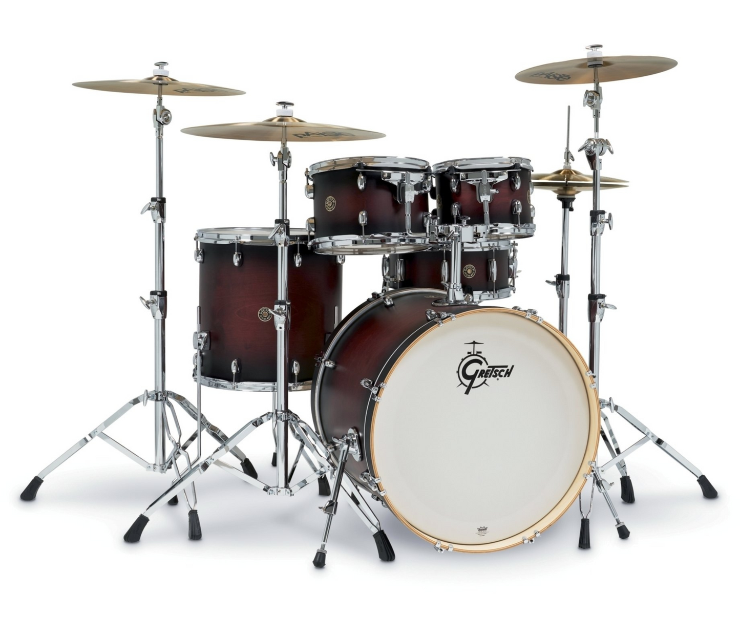 Gretsch Catalina Maple 22" 5-Piece Shell Pack In Satin Deep Cherry Burst