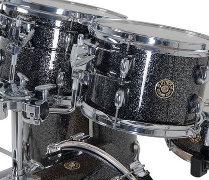 Gretsch Catalina Maple 22" 5-Piece Shell Pack Inc. Snare In Black Stardust