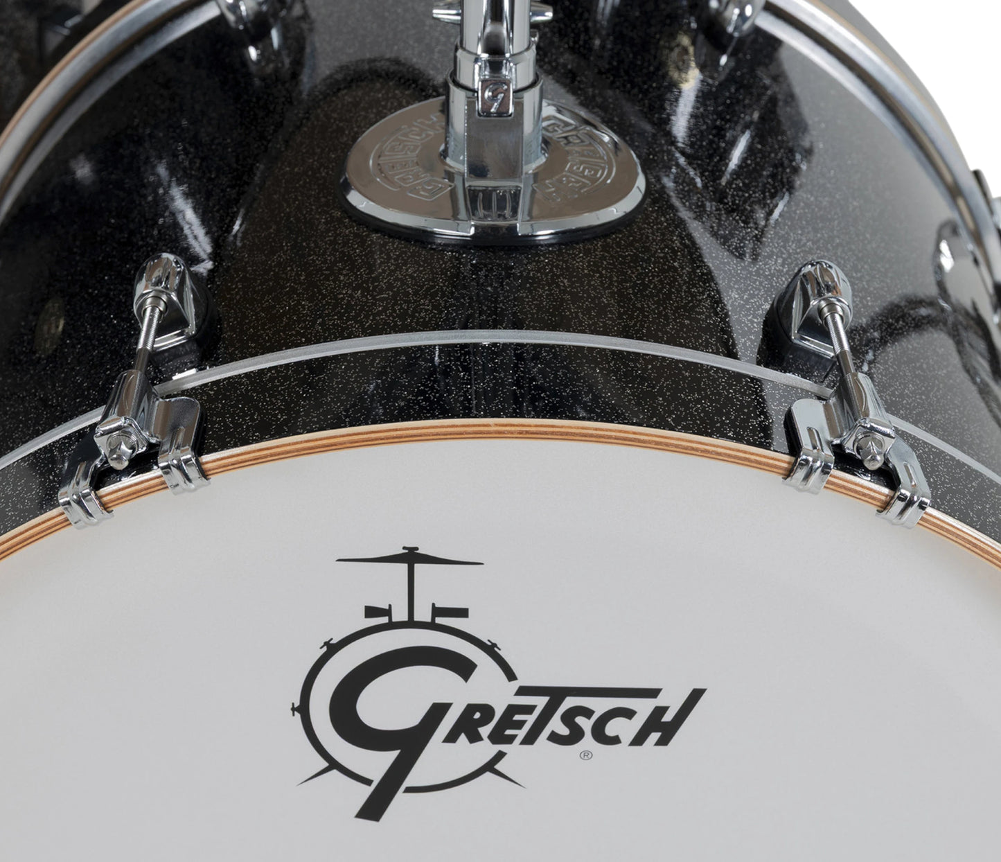 Gretsch Catalina Maple 22" 5-Piece Shell Pack Inc. Snare In Black Stardust