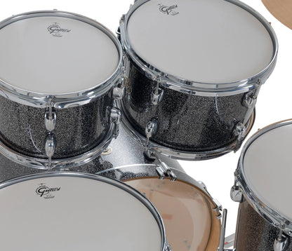 Gretsch Catalina Maple 22" 5-Piece Shell Pack Inc. Snare In Black Stardust