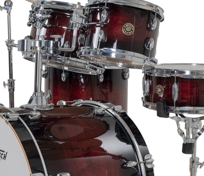 Gretsch Catalina Maple 22" 5-Piece Shell Pack Inc. Snare In Deep Cherry Burst