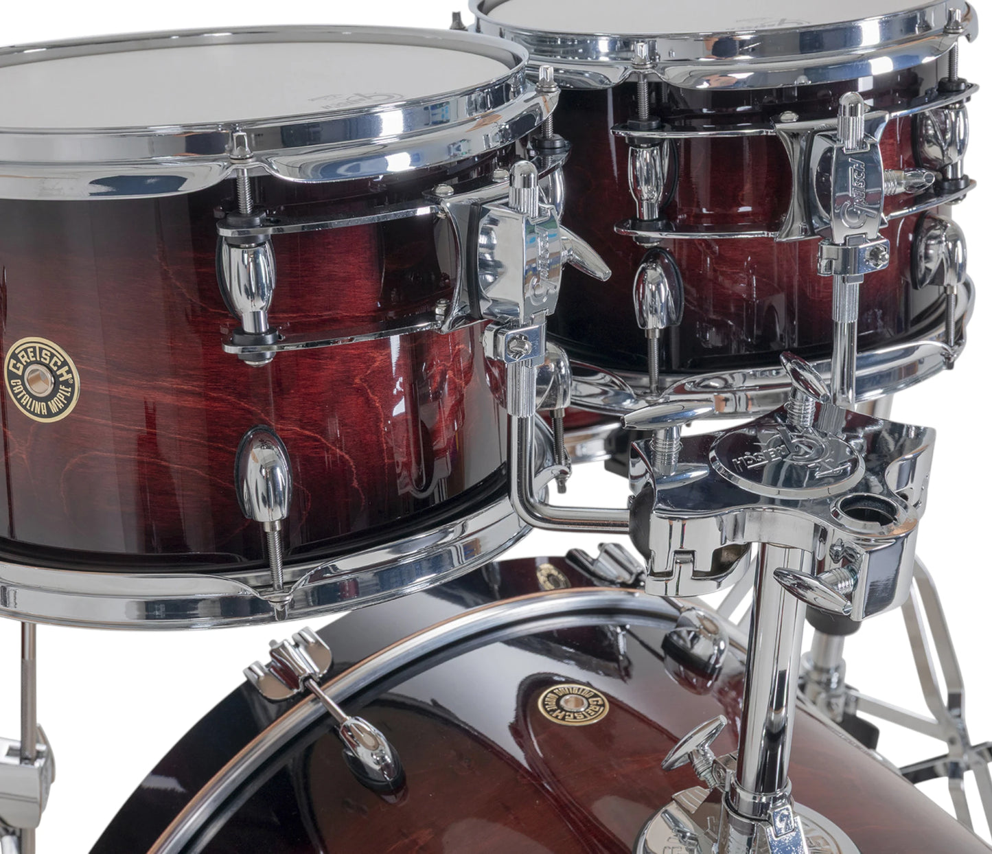 Gretsch Catalina Maple 22" 5-Piece Shell Pack Inc. Snare In Deep Cherry Burst