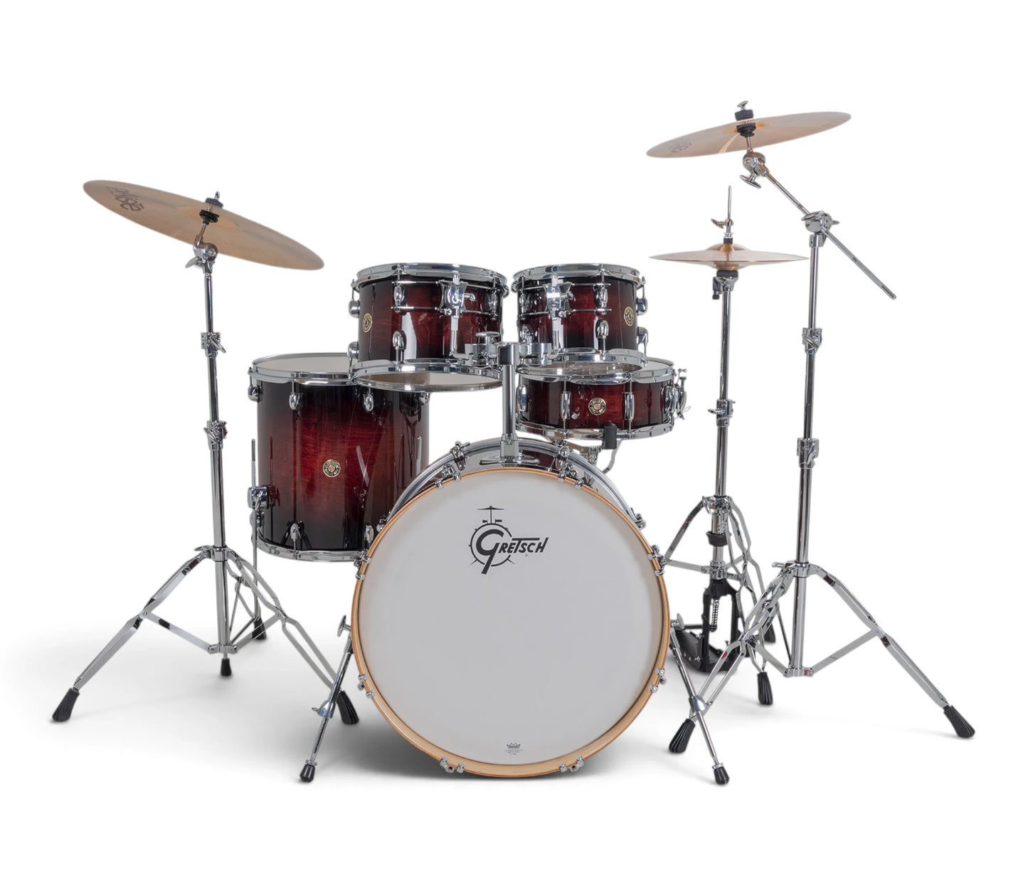 Gretsch Catalina Maple 22" 5-Piece Shell Pack Inc. Snare In Deep Cherry Burst