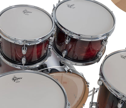 Gretsch Catalina Maple 22" 5-Piece Shell Pack Inc. Snare In Deep Cherry Burst