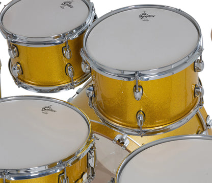 Gretsch Catalina Maple 22" 5-Piece Shell Pack Inc. Snare In Lemon Sparkle