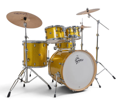 Gretsch Catalina Maple 22" 5-Piece Shell Pack Inc. Snare In Lemon Sparkle