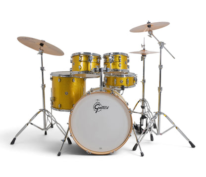 Gretsch Catalina Maple 22" 5-Piece Shell Pack Inc. Snare In Lemon Sparkle