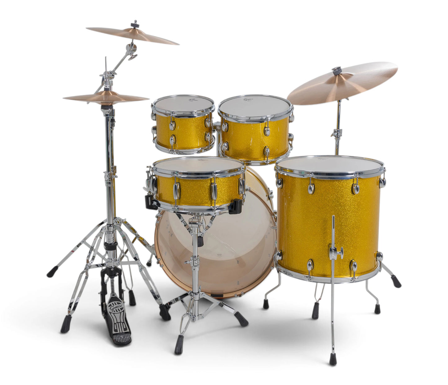 Gretsch Catalina Maple 22" 5-Piece Shell Pack Inc. Snare In Lemon Sparkle