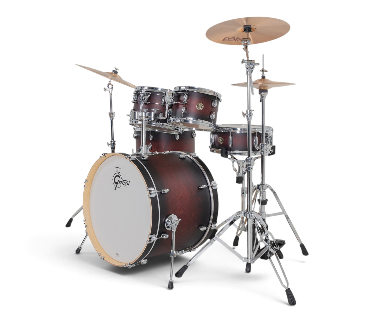 Gretsch Catalina Maple 22" 5-Piece Shell Pack Inc. Snare In Satin Deep Cherry Burst