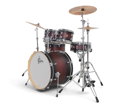 Gretsch Catalina Maple 22" 5-Piece Shell Pack Inc. Snare In Satin Deep Cherry Burst