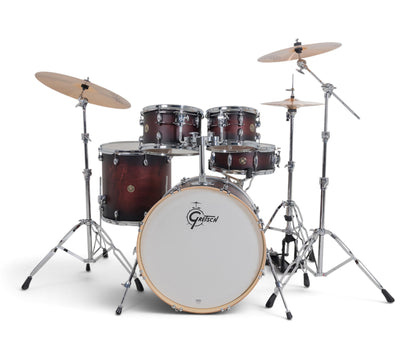 Gretsch Catalina Maple 22" 5-Piece Shell Pack Inc. Snare In Satin Deep Cherry Burst