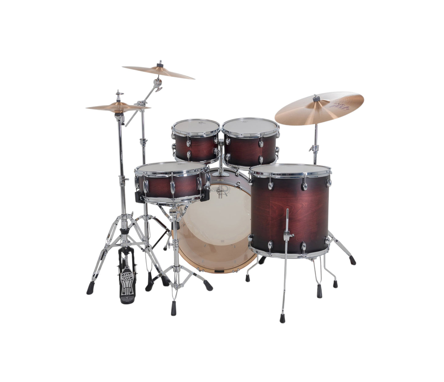 Gretsch Catalina Maple 22" 5-Piece Shell Pack Inc. Snare In Satin Deep Cherry Burst