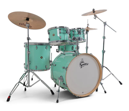 Gretsch Catalina Maple 22" 5-Piece Shell Pack Inc. Snare In Seafoam Green