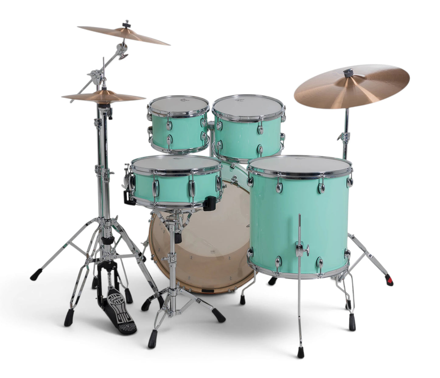 Gretsch Catalina Maple 22" 5-Piece Shell Pack Inc. Snare In Seafoam Green