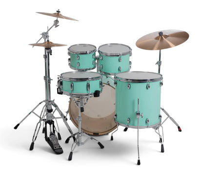 Gretsch Catalina Maple 22" 5-Piece Shell Pack Inc. Snare In Seafoam Green