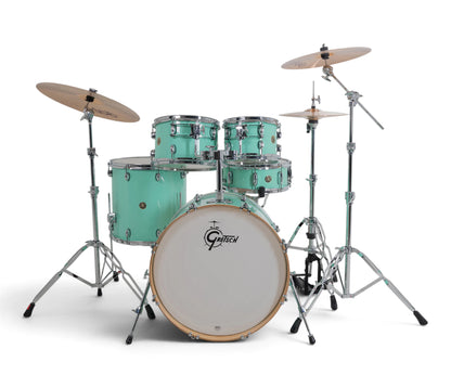 Gretsch Catalina Maple 22" 5-Piece Shell Pack Inc. Snare In Seafoam Green