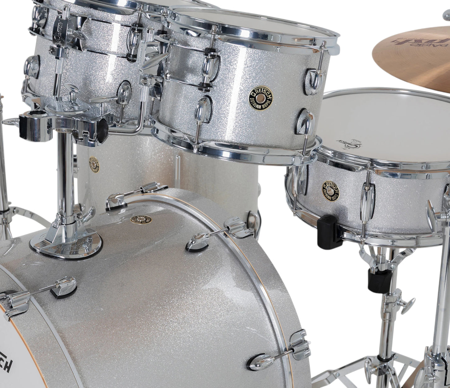 Gretsch Catalina Maple 22" 5-Piece Shell Pack Inc. Snare In Silver Sparkle