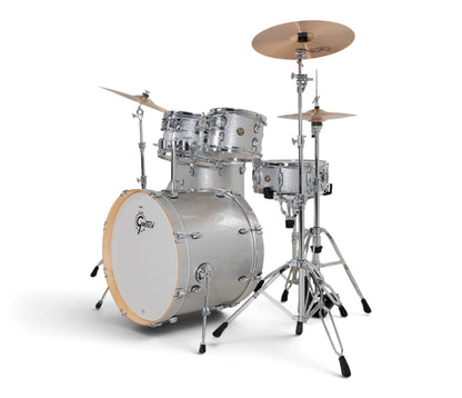 Gretsch Catalina Maple 22" 5-Piece Shell Pack Inc. Snare In Silver Sparkle