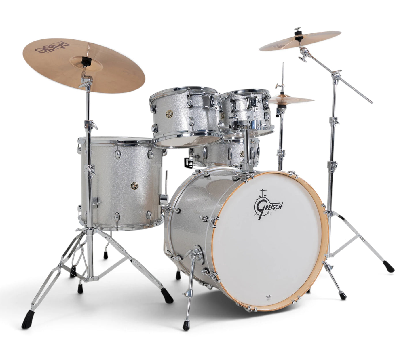 Gretsch Catalina Maple 22" 5-Piece Shell Pack Inc. Snare In Silver Sparkle