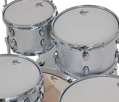Gretsch Catalina Maple 22" 5-Piece Shell Pack Inc. Snare In Silver Sparkle