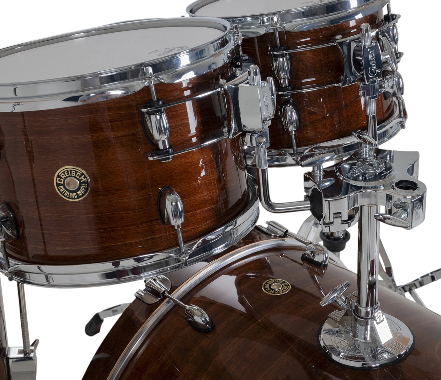 Gretsch Catalina Maple 22" 5-Piece Shell Pack Inc. Snare In Walnut Glaze