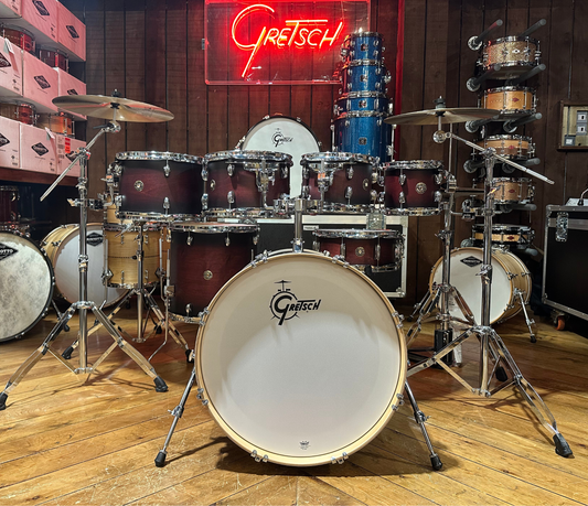 Gretsch Catalina Maple 22" 7-Piece Shell Pack In Satin Deep Cherry Burst