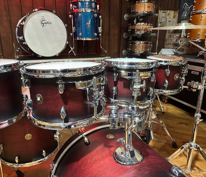 Gretsch Catalina Maple 22" 7-Piece Shell Pack In Satin Deep Cherry Burst