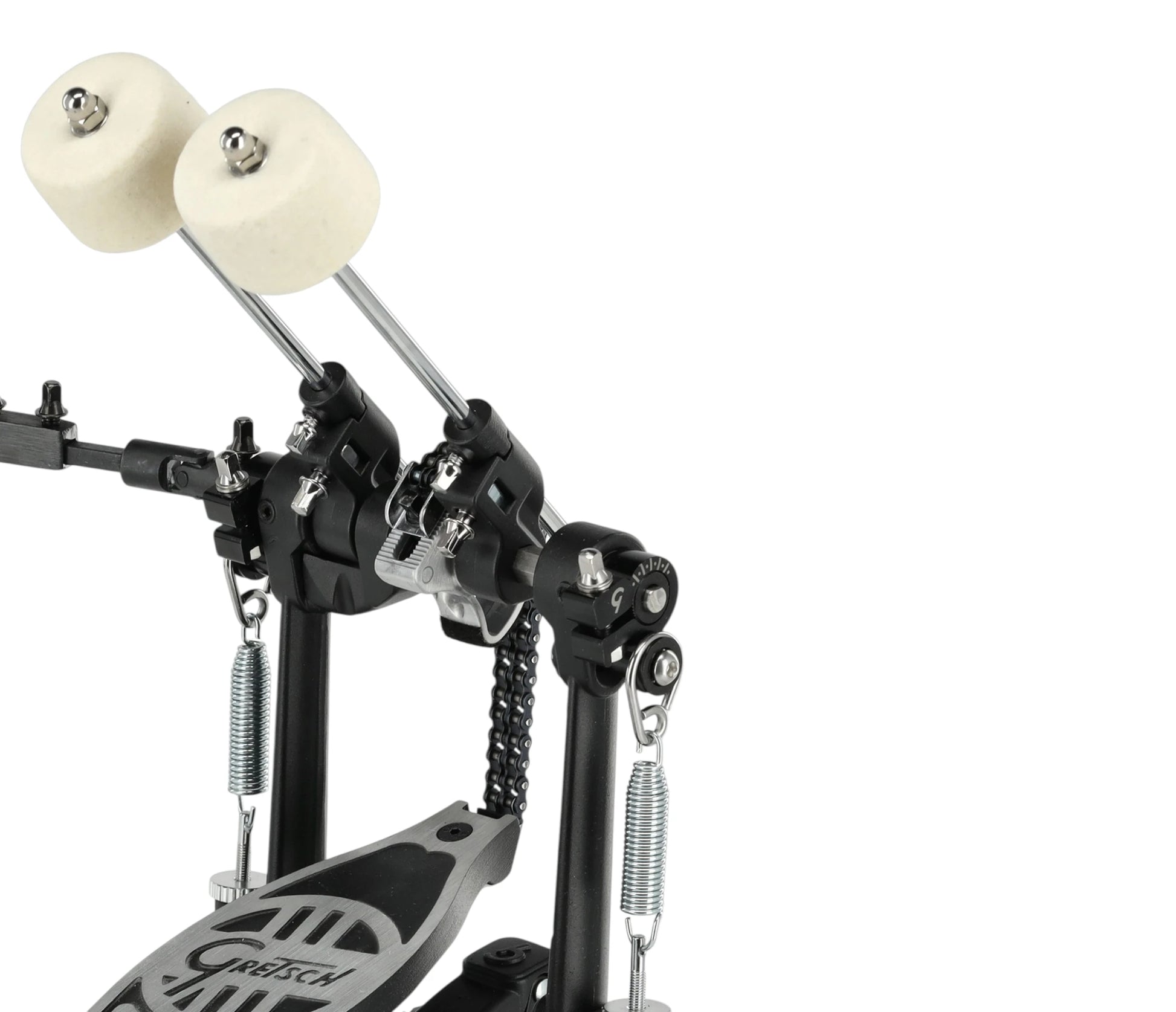 Gretsch Concert Series Double Pedal – dual beater and drive assembly