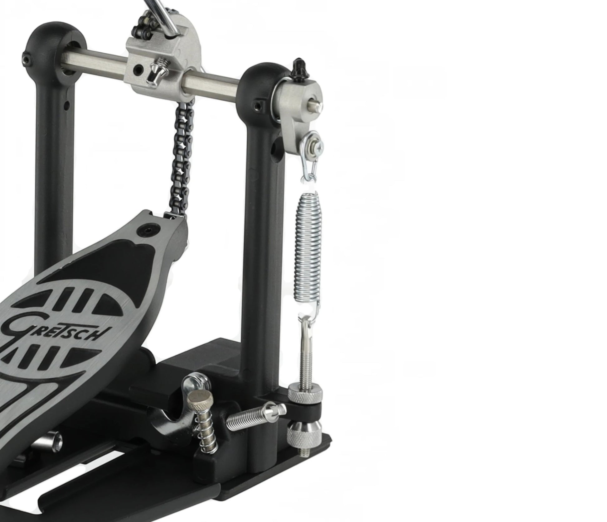 Gretsch Explorer Series Single Pedal – Easy Glide footboard and spring adjustment