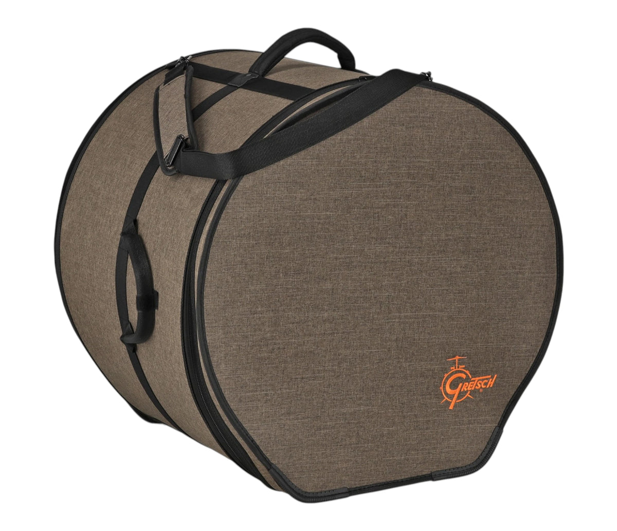 Gretsch Pro Tour 18 x 16 inch drum gig bag – angled exterior view with carry handles