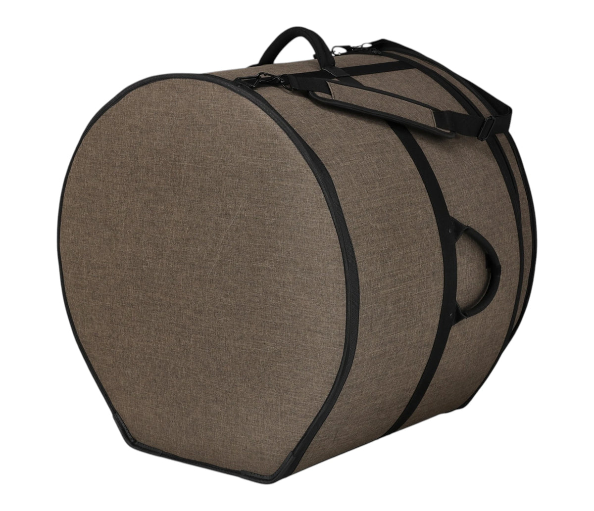 Gretsch Pro Tour Gig Bag for Bass Drum 22x18" – rear angled exterior view