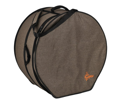 Gretsch Pro Tour Gig Bag for Bass Drum 24x14" – angled front exterior view