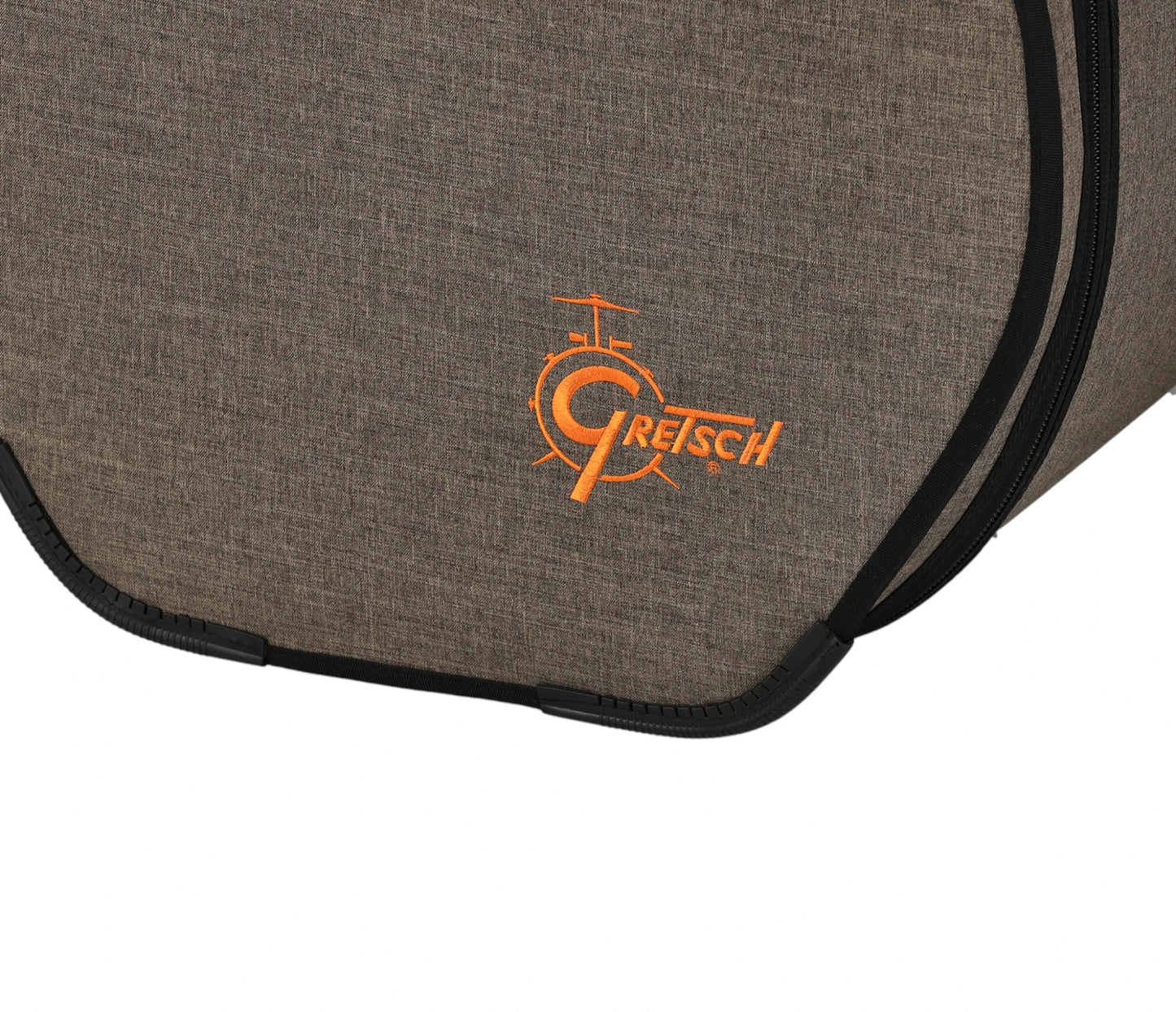 Gretsch Pro Tour Gig Bag for Floor Toms 14x14" – Gretsch logo and base protection detail