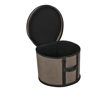 Gretsch Pro Tour Gig Bag for Floor Toms 14x14" – open view showing padded fleece-lined interior