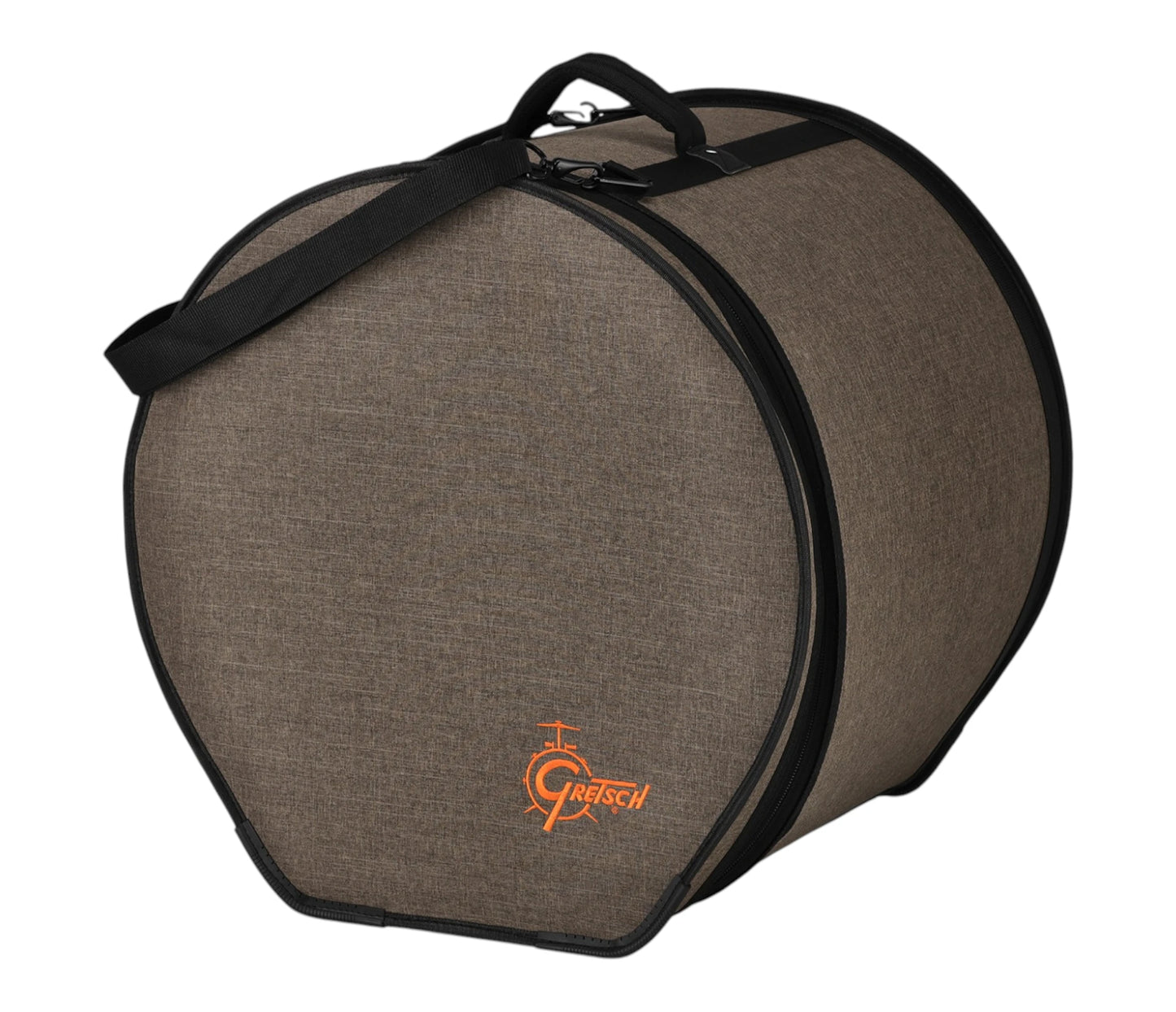 Gretsch Pro Tour Gig Bag for Floor Toms 16x16" – front exterior view with padded shoulder strap