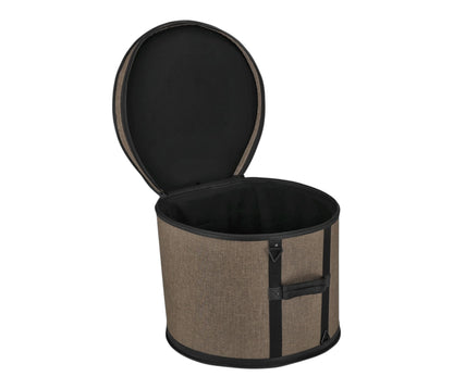 Gretsch Pro Tour Gig Bag for Floor Toms 16x16" – open view showing padded fleece-lined interior