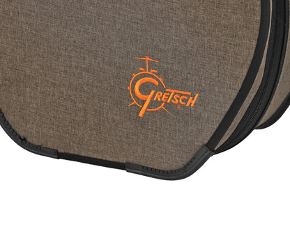 Gretsch Pro Tour Gig Bag for Snare Drums 14x5.5" – Gretsch logo and base protection detail