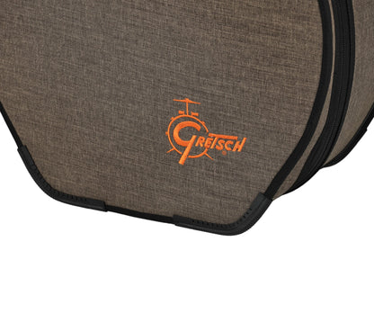 Gretsch Pro Tour Gig Bag for Snare Drums 14x6.5" – Gretsch logo and base protection detail