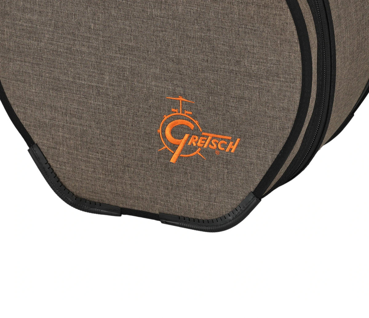 Gretsch Pro Tour Gig Bag for Toms 12x8" – Gretsch logo and base protection detail