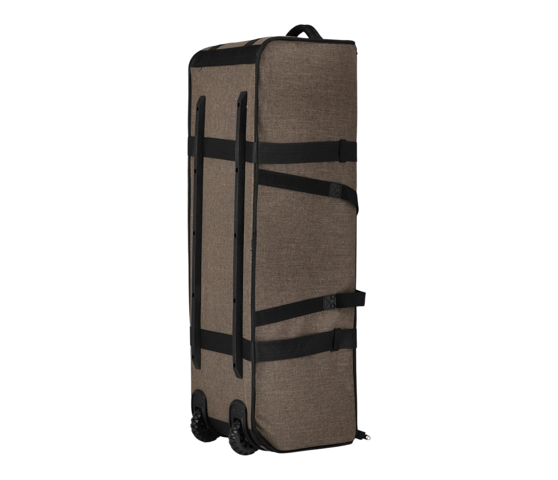 Gretsch Pro Tour Hardware trolley 95 x 31 x 31 cm – upright transport view with trolley wheels