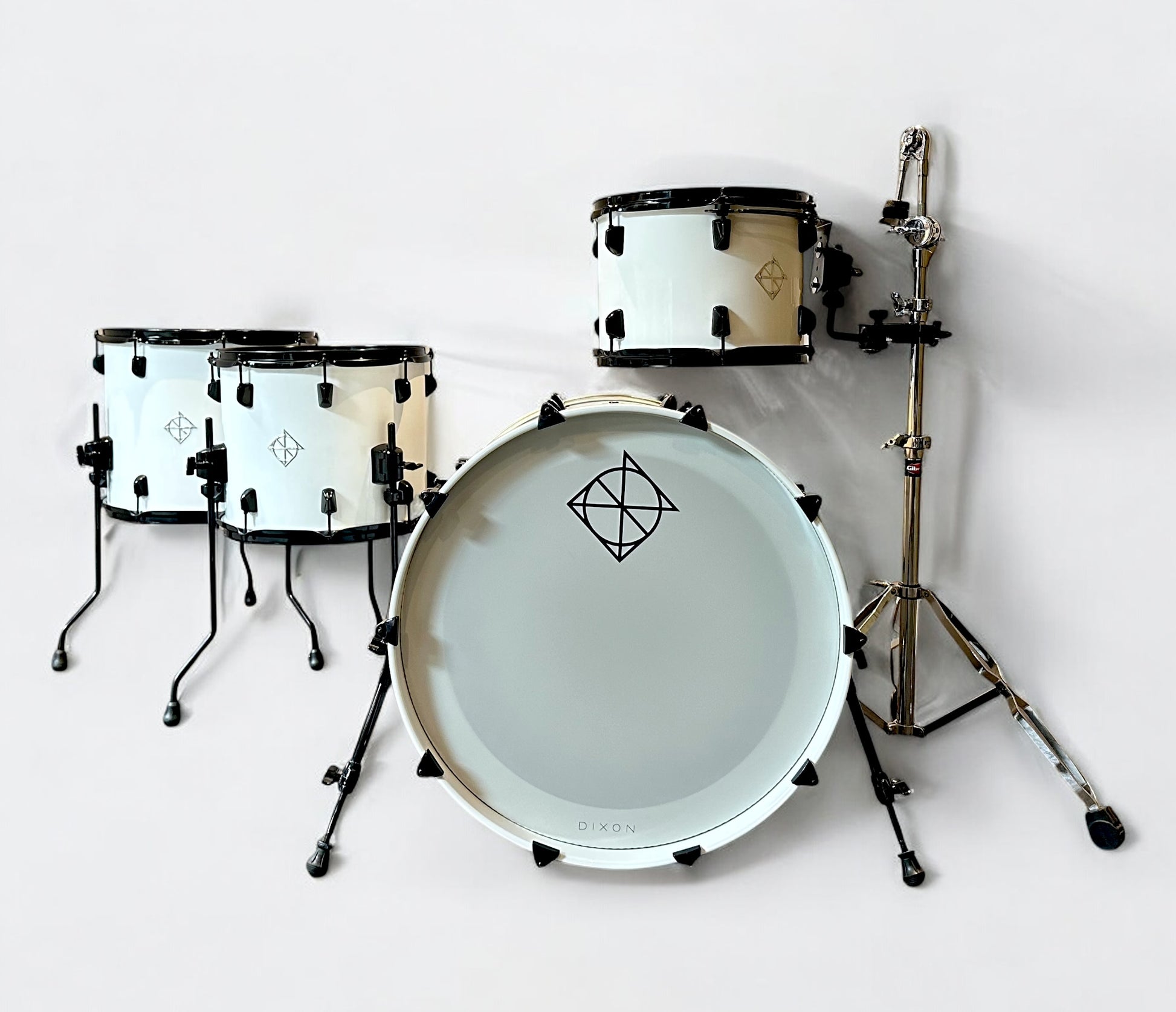 Dixon Artisan 22" 4-piece Shell Pack in White