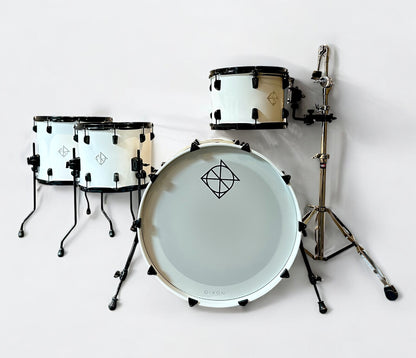 Dixon Artisan 22" 4-piece Shell Pack in White
