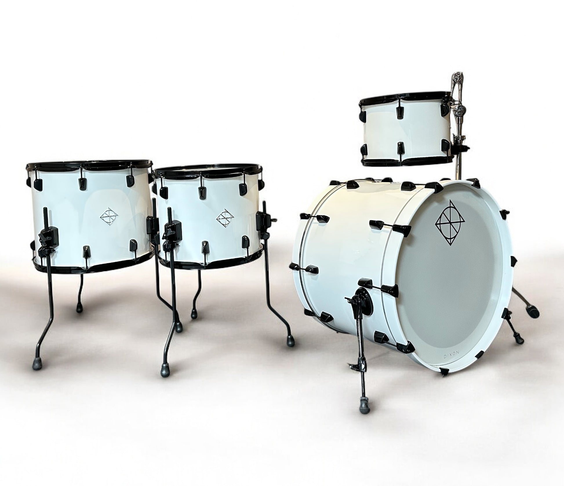 Dixon Artisan 22" 4-piece Shell Pack in White